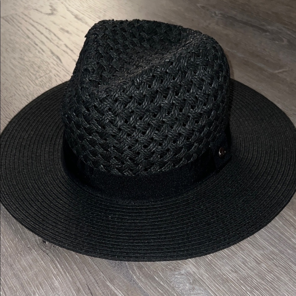 NWOT: CALIA by Carrie Underwood Black Woven Hat